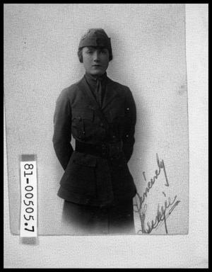 Woman in Military Uniform