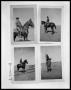 Photograph: Man on Horse; Man Standing with Horse