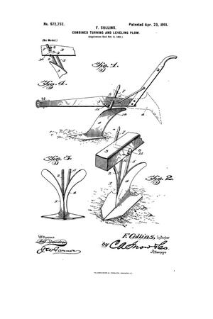Primary view of object titled 'Combined Turning and Leveling Plow.'.