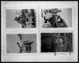 Photograph: Man and Women by Car; Soldier in front of Brick Wall; Soldiers on Mil…