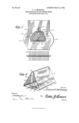 Fred Regulator for Cotton Gins