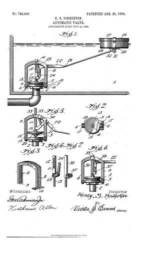 Primary view of object titled 'Automatic Valve'.