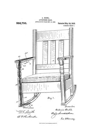 Primary view of object titled 'Advertising Chair'.
