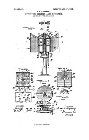 Primary view of object titled 'Housing for Electric Alarm Mechanism'.