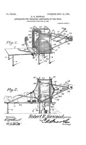 Apparatus for Treating Ankylosis of the Knee