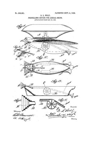Propelling Device for Aerial Ships