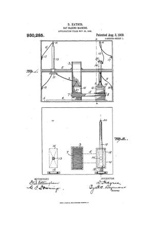 Primary view of object titled 'Bat-Making Machine.'.