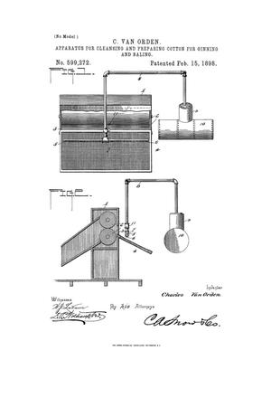 Apparatus for Cleansing and Preparing Cotton for Ginning and Baling.