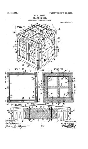 Primary view of object titled 'Crate or Box.'.