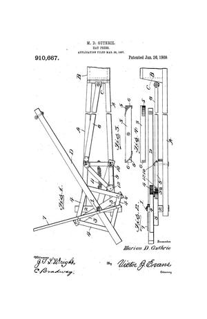Primary view of object titled 'Hay-Press'.