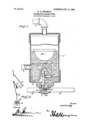 Primary view of object titled 'Automatic Boiler-Feed'.