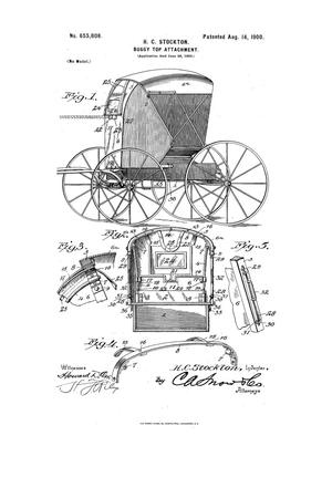Primary view of object titled 'Buggy-Top Attachment.'.