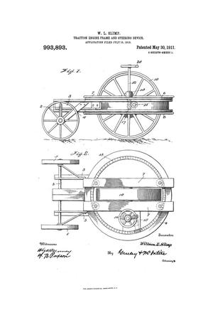 Traction-Engine Frame and Engineering Device.