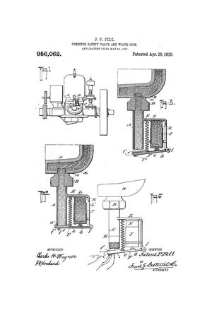 Primary view of object titled 'Combined Safety-Valve and Waste-Cock.'.
