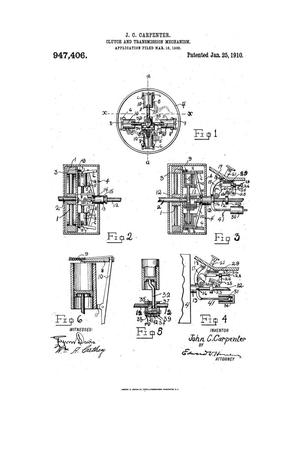 Primary view of object titled 'Clutch and Transmission Mechanism'.