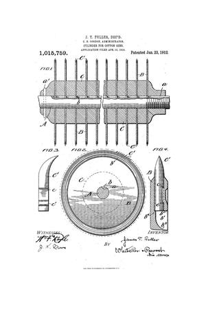 Cylinder for Cotton-Gins