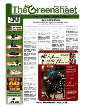 The Greensheet (Houston, Tex.), Vol. 40, No. 522, Ed. 1 Wednesday, December 2, 2009
