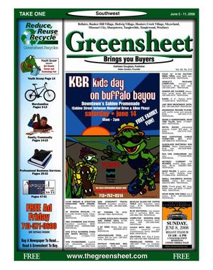 Greensheet (Houston, Tex.), Vol. 39, No. 212, Ed. 1 Thursday, June 5, 2008