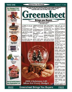 Greensheet (Houston, Tex.), Vol. 37, No. 518, Ed. 1 Tuesday, December 5, 2006