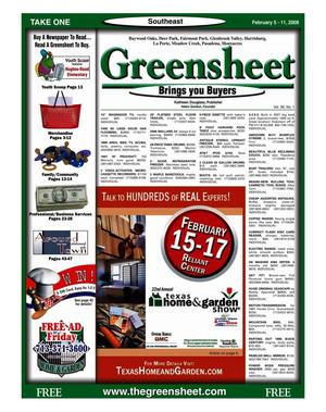 Greensheet (Houston, Tex.), Vol. 39, No. 1, Ed. 1 Tuesday, February 5, 2008