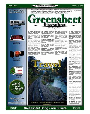 Greensheet (Houston, Tex.), Vol. 36, No. 278, Ed. 1 Tuesday, July 19, 2005