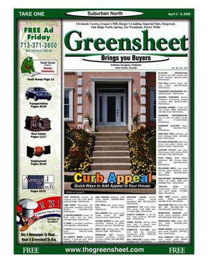 Greensheet (Houston, Tex.), Vol. 39, No. 102, Ed. 1 Wednesday, April 2, 2008
