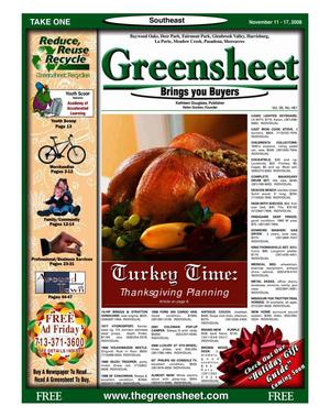 Greensheet (Houston, Tex.), Vol. 39, No. 481, Ed. 1 Tuesday, November 11, 2008