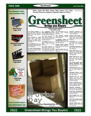 Greensheet (Houston, Tex.), Vol. 36, No. 272, Ed. 1 Thursday, July 14, 2005