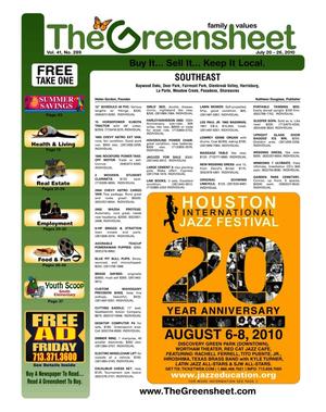 The Greensheet (Houston, Tex.), Vol. 41, No. 289, Ed. 1 Tuesday, July 20, 2010