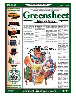 Greensheet (Houston, Tex.), Vol. 37, No. 314, Ed. 1 Tuesday, August 8, 2006