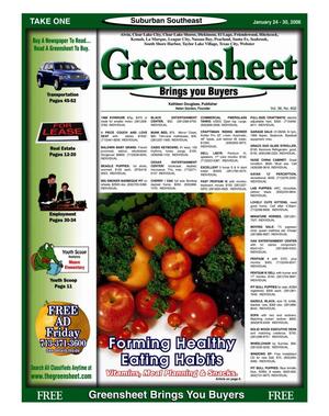 Greensheet (Houston, Tex.), Vol. 36, No. 602, Ed. 1 Tuesday, January 24, 2006