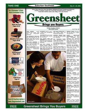 Primary view of object titled 'Greensheet (Houston, Tex.), Vol. 37, No. 182, Ed. 1 Tuesday, May 23, 2006'.