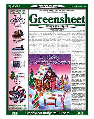 Greensheet (Houston, Tex.), Vol. 37, No. 537, Ed. 1 Thursday, December 14, 2006