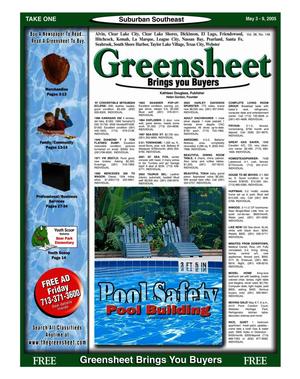Primary view of object titled 'Greensheet (Houston, Tex.), Vol. 36, No. 146, Ed. 1 Tuesday, May 3, 2005'.
