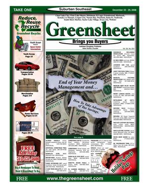 Greensheet (Houston, Tex.), Vol. 39, No. 554, Ed. 1 Tuesday, December 23, 2008