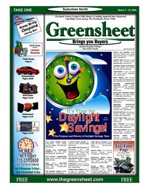 Greensheet (Houston, Tex.), Vol. 40, No. 54, Ed. 1 Wednesday, March 4, 2009