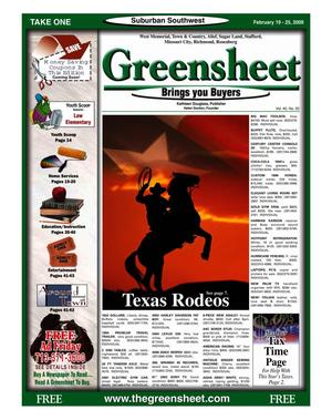 Greensheet (Houston, Tex.), Vol. 40, No. 33, Ed. 1 Thursday, February 19, 2009