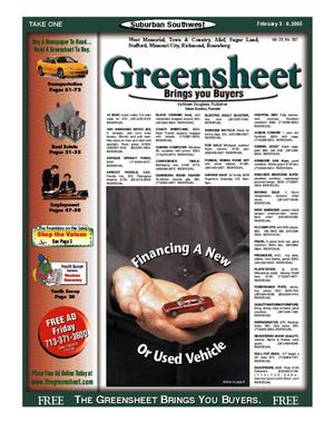 Greensheet (Houston, Tex.), Vol. 35, No. 567, Ed. 1 Thursday, February 3, 2005