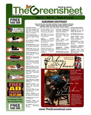 The Greensheet (Houston, Tex.), Vol. 40, No. 518, Ed. 1 Tuesday, December 1, 2009