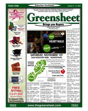 Greensheet (Houston, Tex.), Vol. 39, No. 446, Ed. 1 Tuesday, October 21, 2008
