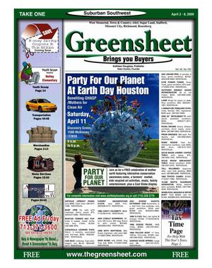 Greensheet (Houston, Tex.), Vol. 40, No. 105, Ed. 1 Thursday, April 2, 2009
