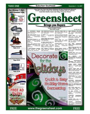 Greensheet (Houston, Tex.), Vol. 38, No. 518, Ed. 1 Tuesday, December 4, 2007