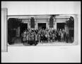 Photograph: Men & Women in Front of Courthouse