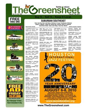 The Greensheet (Houston, Tex.), Vol. 41, No. 290, Ed. 1 Tuesday, July 20, 2010