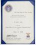 Thumbnail image of item number 3 in: '[U.S. Air Force Academy Certificate]'.