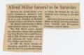 Thumbnail image of item number 4 in: '[Funeral Program for Alfred Tennyson Miller, September 4, 1993]'.