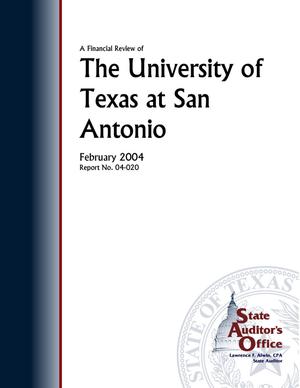 A Financial Review of The University of Texas at San Antonio
