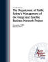 Primary view of An Audit Report on The Department of Public Safety's Management of the Integrated Satellite Business Network Project
