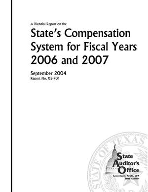 A Biennial Report on the State's Compensation System for Fiscal Years 2006 and 2007