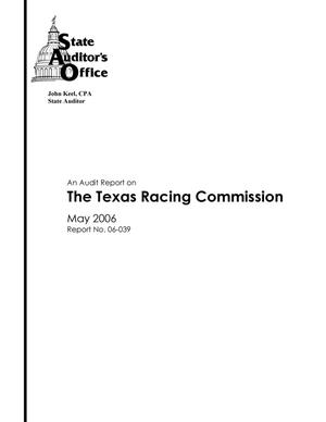 An Audit Report on the Texas Racing Commission